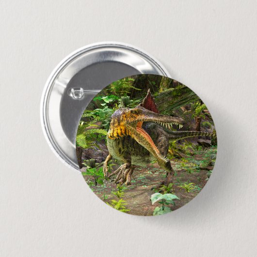 Dinosaur Spinosaurus Button (Vorne & Hinten)