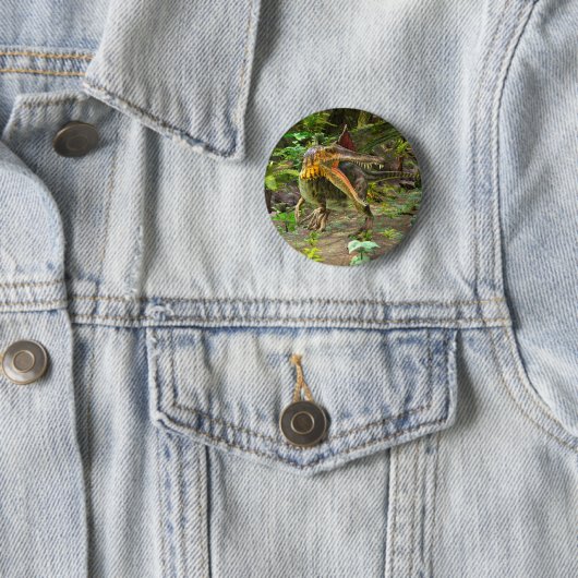 Dinosaur Spinosaurus Button (Beispiel)