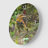 Dinosaur Spinosaurus Große Wanduhr (Winkel)