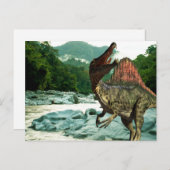 Dinosaur Spinosaurus Postcard Postkarte (Vorne/Hinten)