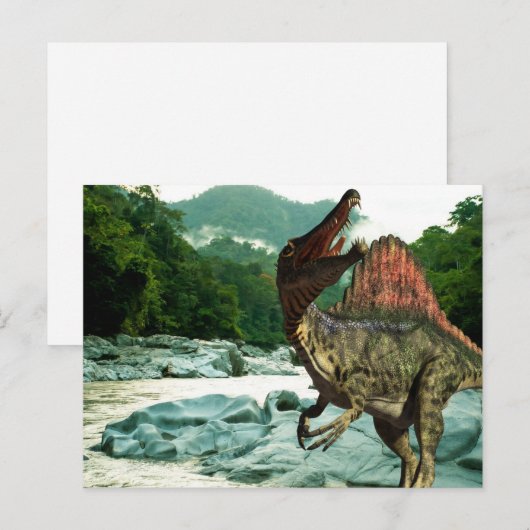 Dinosaur Spinosaurus Postcard Postkarte (Vorne/Hinten)