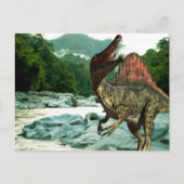 Dinosaur Spinosaurus Postcard Postkarte (Vorderseite)