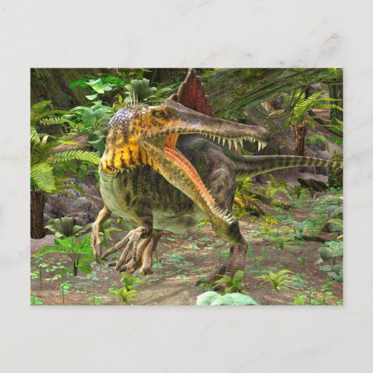 Dinosaur Spinosaurus Postkarte (Vorderseite)