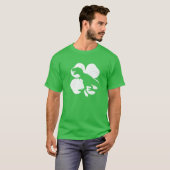 Dinosaur St Patricks Day Cool Boys Kids Toddler Ir T-Shirt (Vorne ganz)