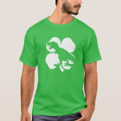 Dinosaur St Patricks Day Cool Boys Kids Toddler Ir T-Shirt (Vorderseite)