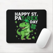 Dinosaur St. Patrick's Day Glücksklee Irischer Jun Mousepad (Mit Mouse)