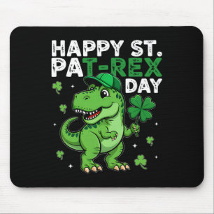 Dinosaur St. Patrick's Day Glücksklee Irischer Jun Mousepad