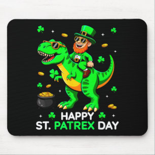 Dinosaur St. Patricks Day Kobold Saint Pattys Mousepad