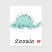 Dinosaur Stegosaurus Aufkleber (Blatt)