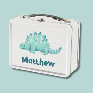 Dinosaur Stegosaurus benannte Kinder Metall Brotdose