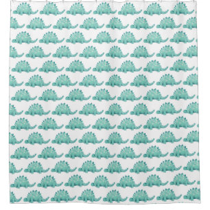 Dinosaur Stegosaurus Kids Duschvorhang