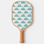 Dinosaur Stegosaurus Kids Pickleball Schläger (Rückseite)