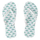 Dinosaur Stegosaurus Pattern Badesandalen (Fußbett)