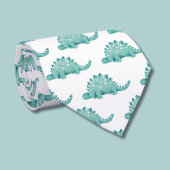 Dinosaur Stegosaurus Pattern Krawatte