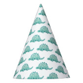 Dinosaur Stegosaurus Pattern Partyhütchen (Vorderseite)
