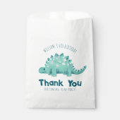 Dinosaur Stegosaurus Vielen Dank Boys Birthday Par Geschenktütchen (Vorderseite)