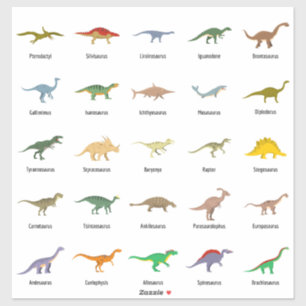 Dinosaur Stickers Aufkleber