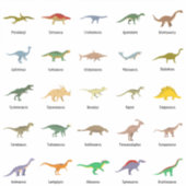 Dinosaur Stickers Aufkleber (Vorderseite)