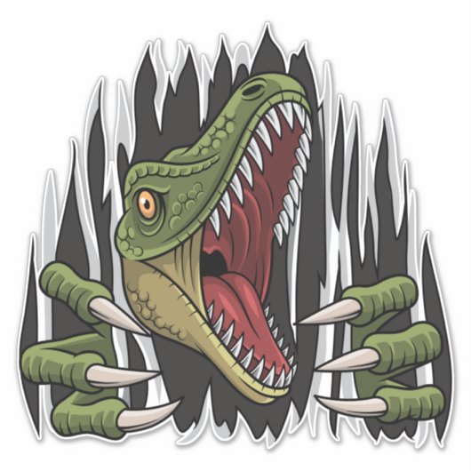 Dinosaur Stickers Aufkleber (Vorderseite)