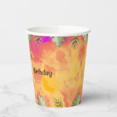 Dinosaur Stomp Chomp Rawr 4. Party Pappbecher (Links)