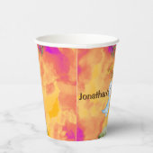 Dinosaur Stomp Chomp Rawr 4. Party Pappbecher (Rechts)