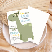 Dinosaur Stomp Chomp Rawr Geburtstagsfeier Einladung