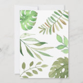 Dinosaur Stomp Chomp Roar Birthday Party Einladung (Rückseite)