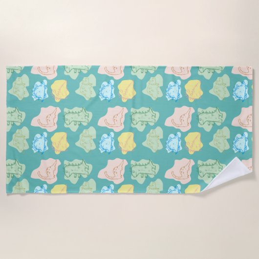 DINOSAUR STRANDTUCH (Vorderseite)