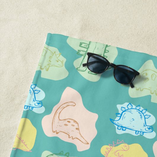 DINOSAUR STRANDTUCH (Beispiel)
