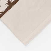 Dinosaur Streifen Fleecedecke (Ecke)