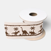 Dinosaur Streifen Satinband (Spule)