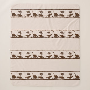 Dinosaur Streifen Sherpadecke