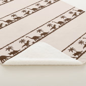 Dinosaur Streifen Sherpadecke (3/4)
