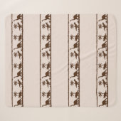 Dinosaur Streifen Sherpadecke (Vorderseite (Horizontal))