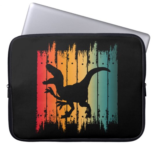 DINOSAUR SUNSET 2 LAPTOPSCHUTZHÜLLE (Vorderseite)