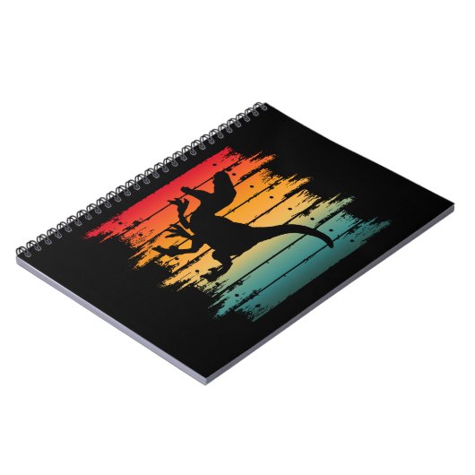 DINOSAUR SUNSET 2 NOTIZBLOCK (Linke Seite)