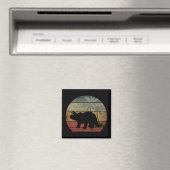 DINOSAUR SUNSET 3 MAGNET (In Situ (Geschirrspüler))