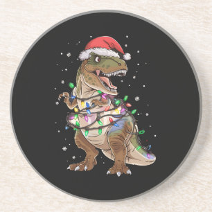 Dinosaur T-Rex Baum Weihnachts Pullover Xmas Dino Getränkeuntersetzer