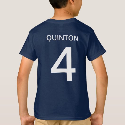 Dinosaur T-rex Birthday Boy T-Shirt (Rückseite)