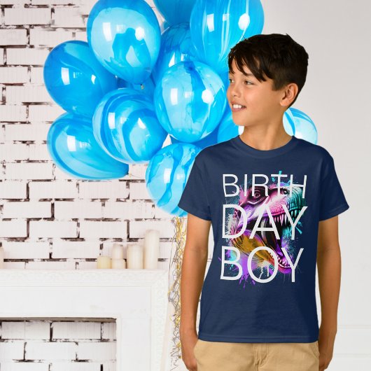 Dinosaur T-rex Birthday Boy T-Shirt