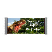 Dinosaur T Rex Birthday Candy Bar Wrappers Notizblock