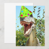 Dinosaur T-Rex Birthday Invites Einladung (Vorne/Hinten)