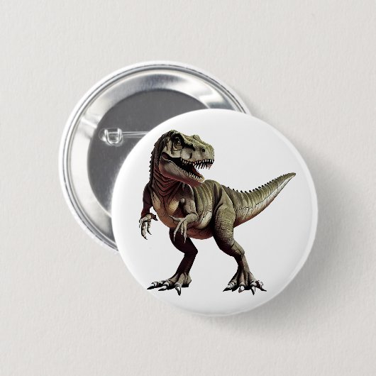 Dinosaur T Rex Button (Vorne & Hinten)