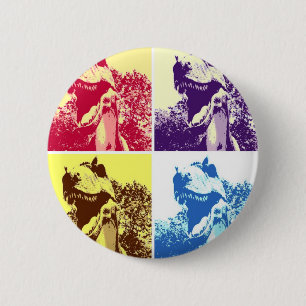 Dinosaur T-Rex Button