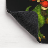 Dinosaur T Rex Christmas Santa Dinosaur Xmas Boys Mousepad (Ecke)
