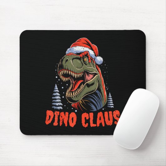 Dinosaur T-rex Christmas Tree Dino Claus Pajamas X Mousepad (Mit Mouse)