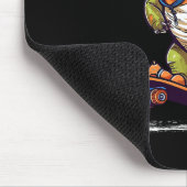 Dinosaur T Rex Cool Skateboard fahrender Dinosaur  Mousepad (Ecke)