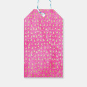 Dinosaur T-Rex Danke, dass Sie von Mädchen Geburts Geschenkanhänger (Rückseite)