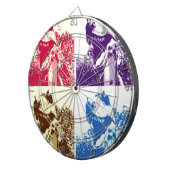 Dinosaur T-Rex Dartscheibe (Vorderseite rechts)