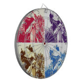 Dinosaur T-Rex Dartscheibe (Vorderseite Links)